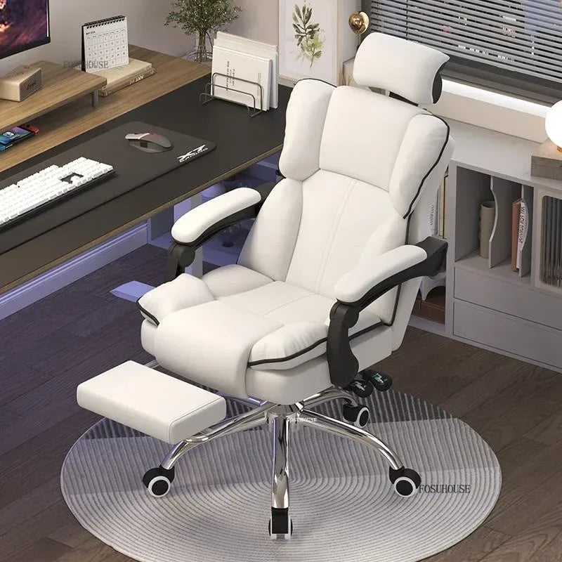 Comfortable Backrest Computer Chair Nordic Home Ergonomic Office Chairs Boss Sofa Chair Live Gaming Chair for Office Furniture