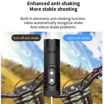 NTK96670 4K Camera Outdoor Anti Shake Hunting Camera Portable Sport DV WiFi Motorcycle Bike Helmet Camera Mount Clip