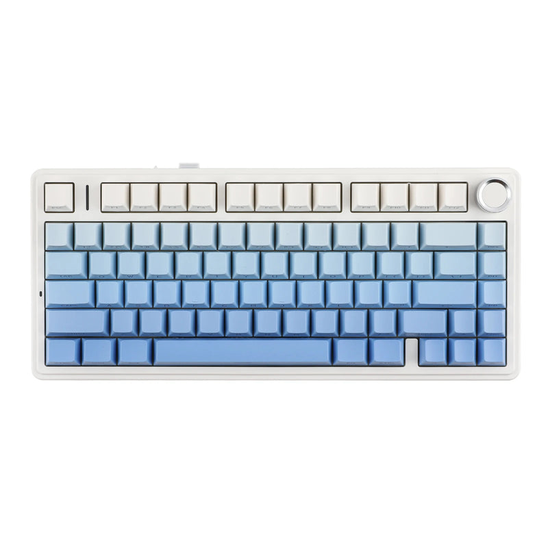 EPOMAKER x AULA F75 75% 80 Keys Hot-Swap Gasket Bluetooth 5.0/2.4G Wireless/Wired Mechanical Keyboard PBT Keycaps for Mac/Win