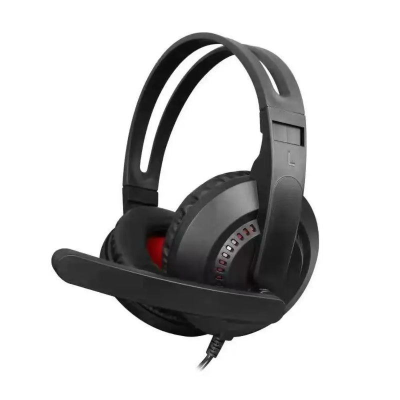 Luminous Computer Wired Headphone Adjustable with Microphone Wired Gaming Earphones A2 Large Ear Cups RGB Lighting Headset