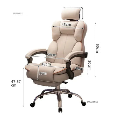 Nordic Comfortable Gaming Chair Game Mobile Swivel Recliner Gamer Chair Study Armchair Lounge Office Chairs Home Furnitures l