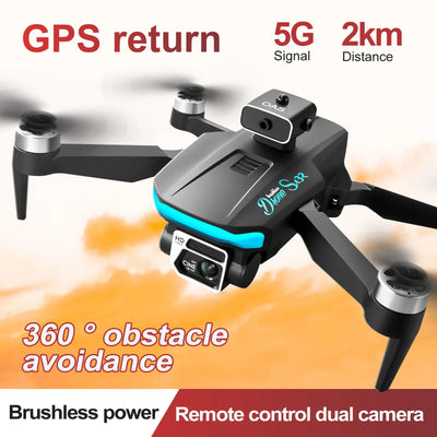 S132 RC Drone GPS with 4K Professional Camera 5G WIFI 360 Obstacle Avoidance FPV Brushless Motor RC Quadcopter Mini Drone