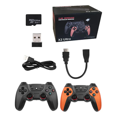 Retro Game Stick with 2.4G Wireless Controller Plug and Play Video Gaming Console 64G/128G/256G 35000+Games for TV Game Lovers