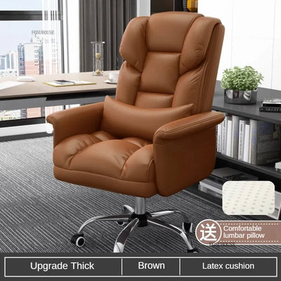 Comfortable Long-term Sitting Office Chairs Reclining Sofa Seat Office Boss Chair Home Dormitory Gaming Chair Office Furniture P