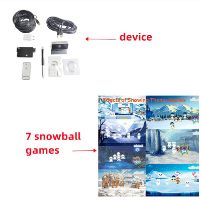 New In Kids Amusement Park Interactive Projector Touch Screen Play System Projection Wall Games Interactive Projection Sports