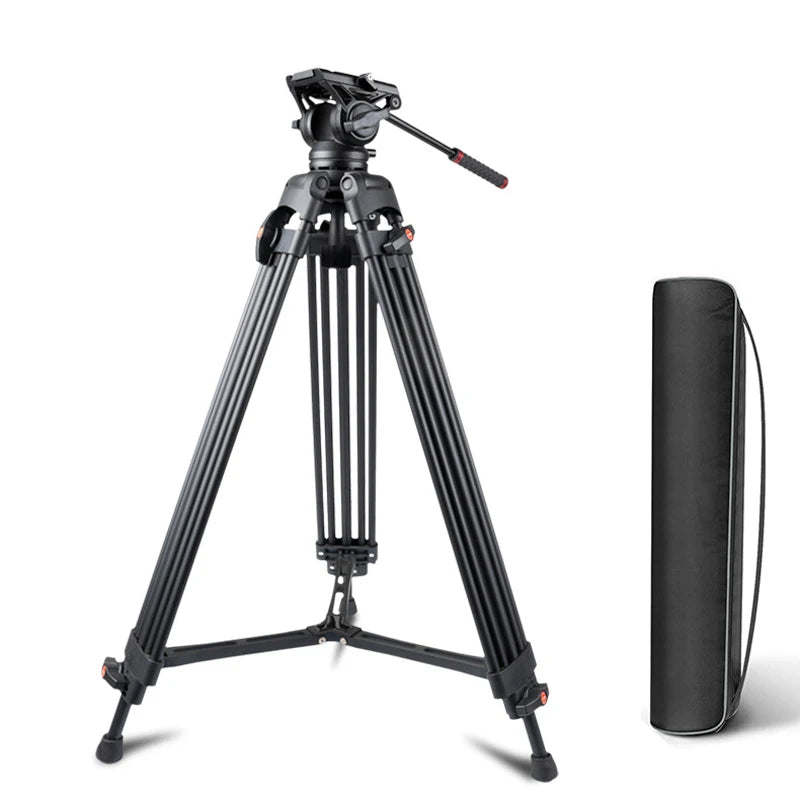 Professional Photography Tripod D1801 Stand Aluminium Alloy Panorama Head 3Section Payload 10kg for DSLR Camera Camcorder