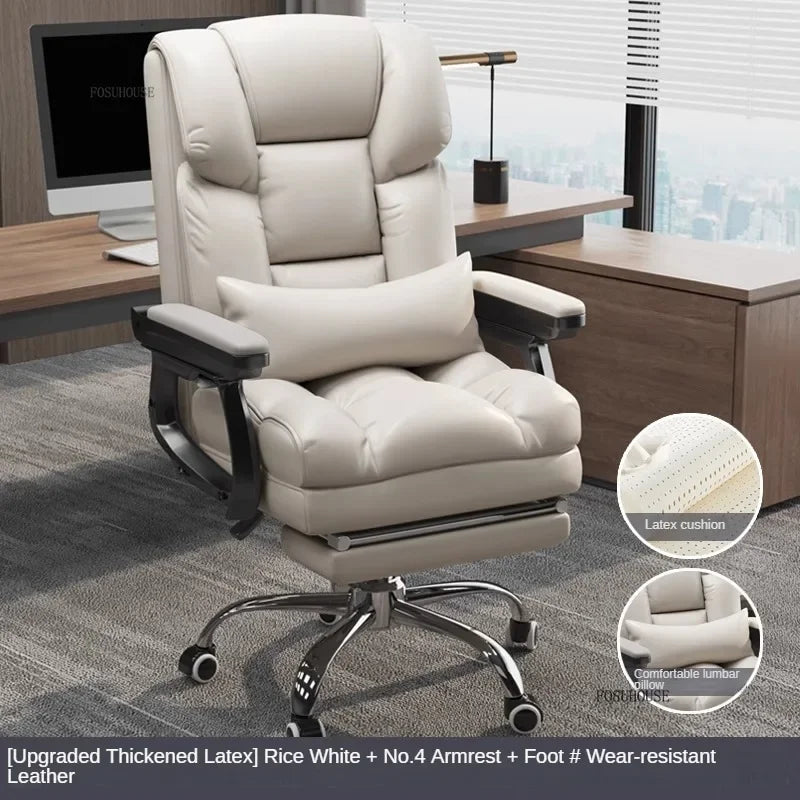 Comfortable Long-term Sitting Office Chairs Reclining Sofa Seat Office Boss Chair Home Dormitory Gaming Chair Office Furniture P