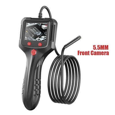 2.4'' IPS Screen Industrial Endoscope Camera HD1080P 30 Meter Cable Pipe Sewer Inspection Borescope IP68 Waterproof LEDs 2600mAh