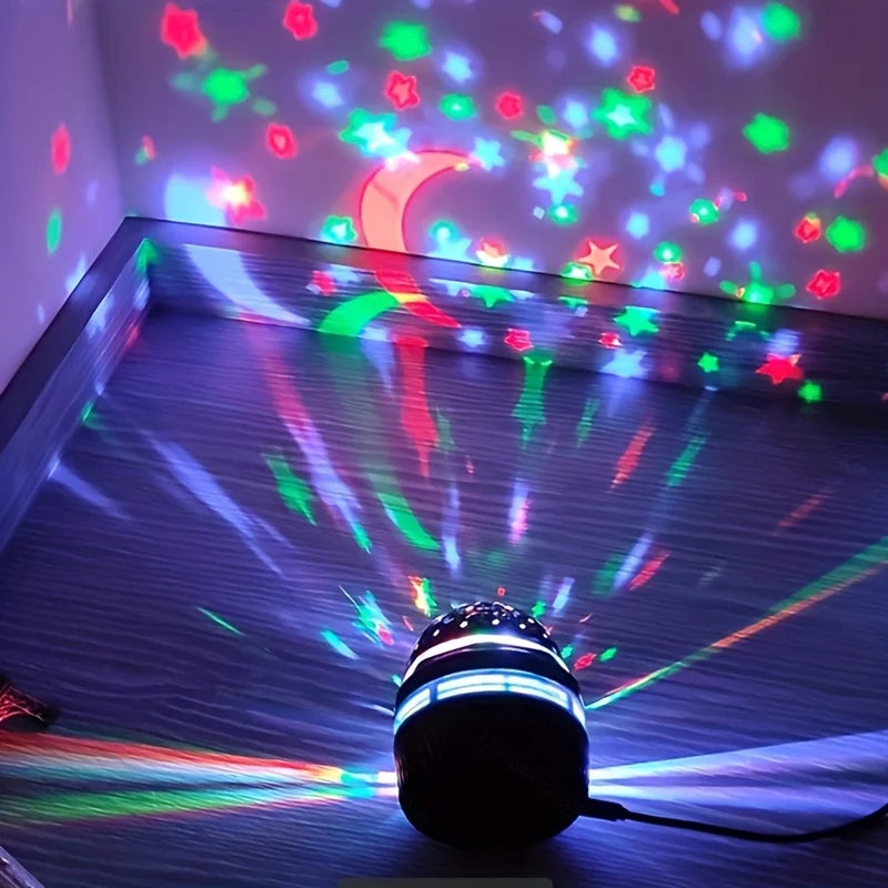 A Starry Projector，Bedroom Game Room、Home Theater、Ceiling、Night Light Projector Room Decoration，Camping