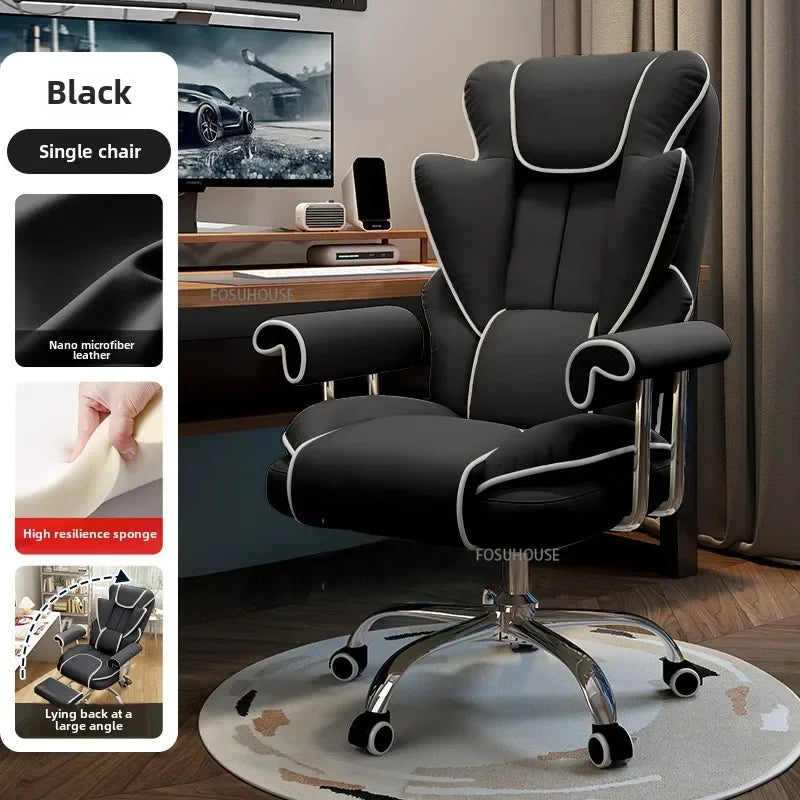 Modern Light Luxury Gaming Chair Comfortable Long-term Sitting Computer Chair Home Study Gamer Chairs Ergonomic Office Chair