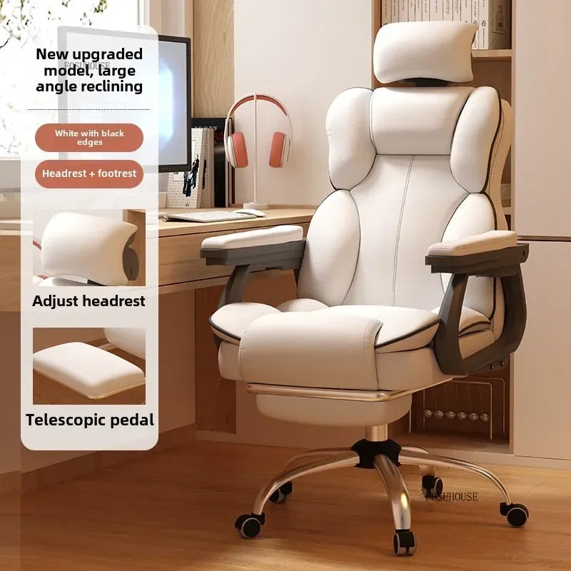 Comfortable Backrest Computer Chair Nordic Home Ergonomic Office Chairs Boss Sofa Chair Live Gaming Chair for Office Furniture