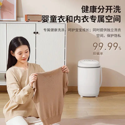 Yangzi large capacity washing machine, small mini semi-automatic household dormitory rental room children's and baby's underwear