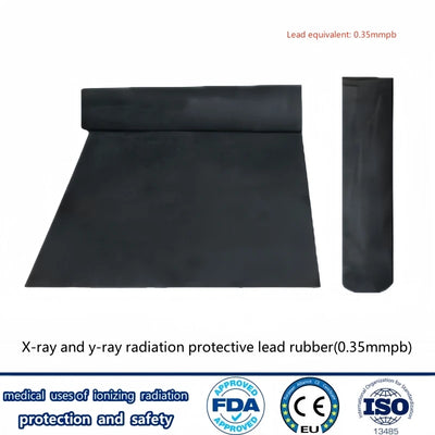 Recommend x-ray radiation protection 0.35mmpb lead rubber folding without deformation nuclear radiation protective materials