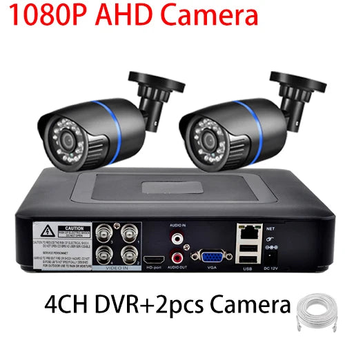 Gadinan 5MP 1080P Bullet Video Surveillance AHD DVR Recorder Waterproof Camera 24 infrared lights AHD CCTV Camera System Kit