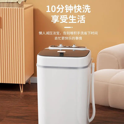 Mini washing machine small semi-automatic household portable washing machine  home appliance