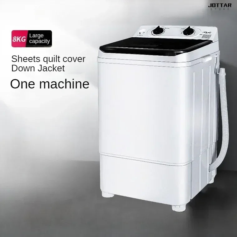 Household washing machine. Large capacity.  Small. For dormitory. For baby and children. Baby mini washing machine.