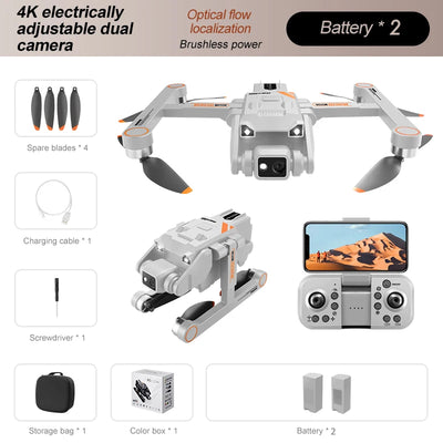 RG700 Pro Gps Rc Drone 4K Dual Quadcopter Wifi Fpv Drones with Camera Hd Aircraft Brushless Obstacle Avoidance Optical Flow Toys