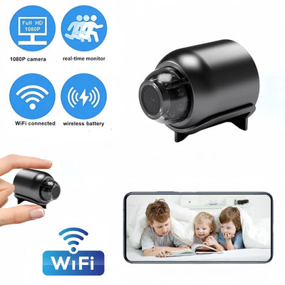 HD 1080P Mini Camera Wireless WiFi Baby Monitor Indoor Safety Security Surveillance Night Vision Camera IP Camera Recorder