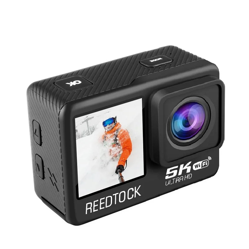 5K Action Camera 4K 60FPS 24MP 2.0 Touch LCD EIS Dual Screen WiFi Waterproof Remote Control 4X Sport Video Recorder