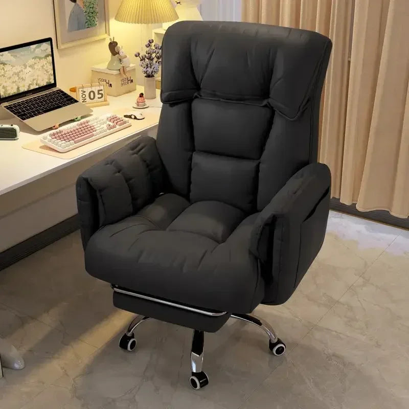 Home Comfortable Long-Sitting Computer Couch Bedroom Dorm Desk Office Lifting Backrest  Gaming Chair