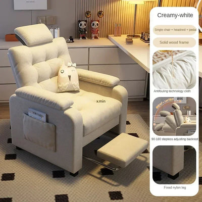 Lazy Computer Chair Home Office Back Sitting Comfortable Sofa Chair Furniture muebles Bedroom Internet Café Gaming Chair