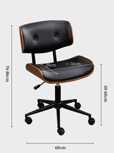 Luxury Computer Chair,Comfortable Home Furniture,Living Room Solid Wood Study Stools,Swivel Gaming Office Stool Customized