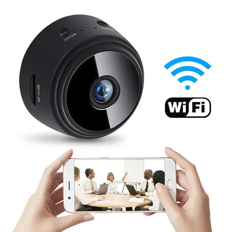 Mini Camera Wireless WiFi  Video Voice Recorder Mobile Phone Synchronization Security Monitoring Camera For For Infants And Pets