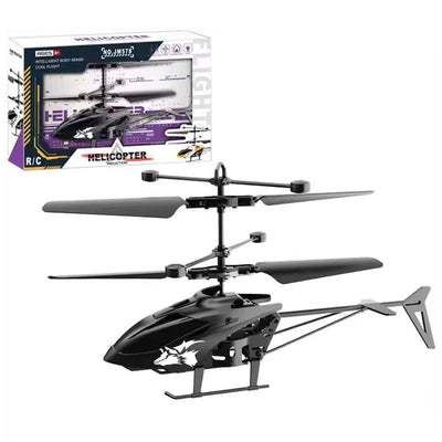 Rechargeable RC Helicopters Drone Toys Induction Hovering Safe Fall-resistant Mini Helicopters Toys Gifts No Remote Control