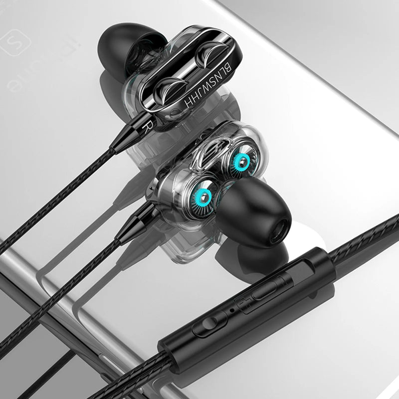 Headphones 3.5mm With Microphone Bass Earphones In-Ear Wired Super Earbuds Wire Earphones For Computer Gaming Headphones For Ps5