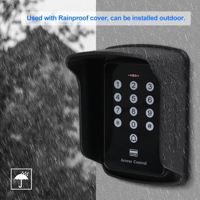 Cheap Standalone Access Control System Kit RFID Keypad 125KHz Card Reader Access Controller Keyfobs for Home OBO Hands