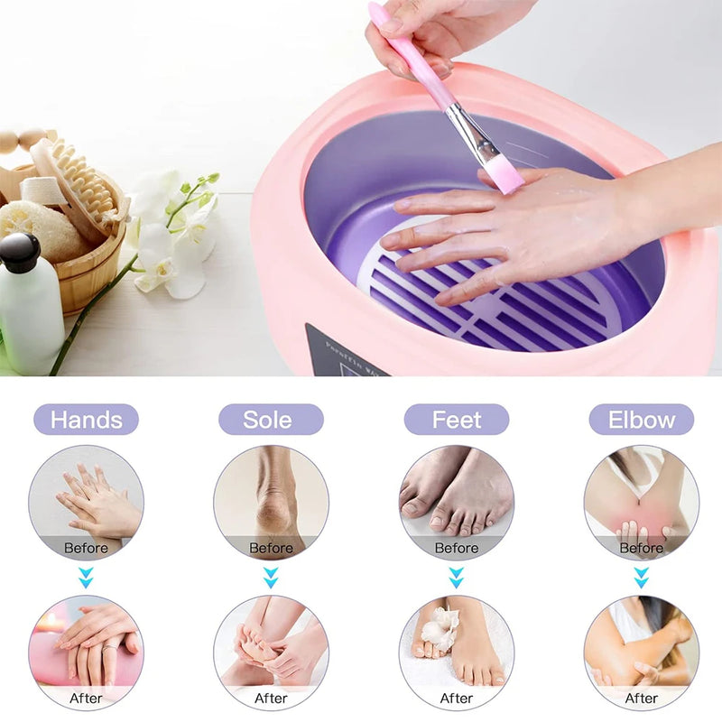 Professional Wax Heater with Adjustable Temperature and Large Capacity Beauty and Body Melting Wax Machine 200W 110V 220V