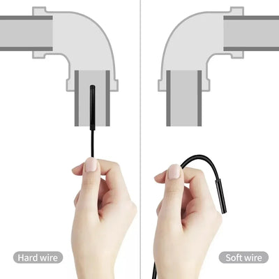 5.5/7mm Usb Automotive Piping Sewer Video Endoscope Inspection Camera For Android Smartphone Cell Phone Drain Endoscope