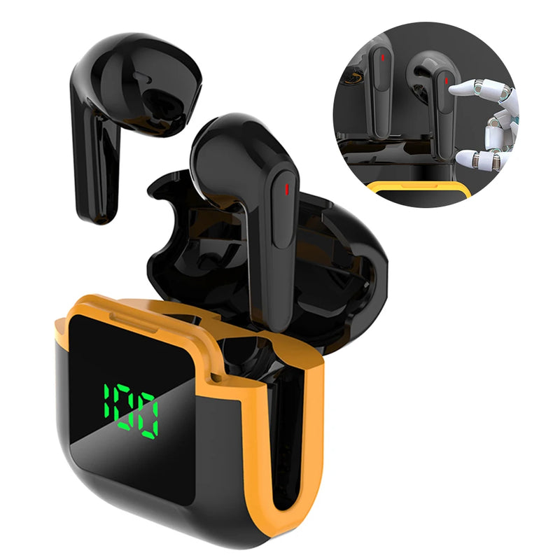 PRO 90 Wireless In Ear Headphone Smart Touch Bluetooth-Compatible Stereo HiFi Headset Large Battery Life Music Gaming Earphones