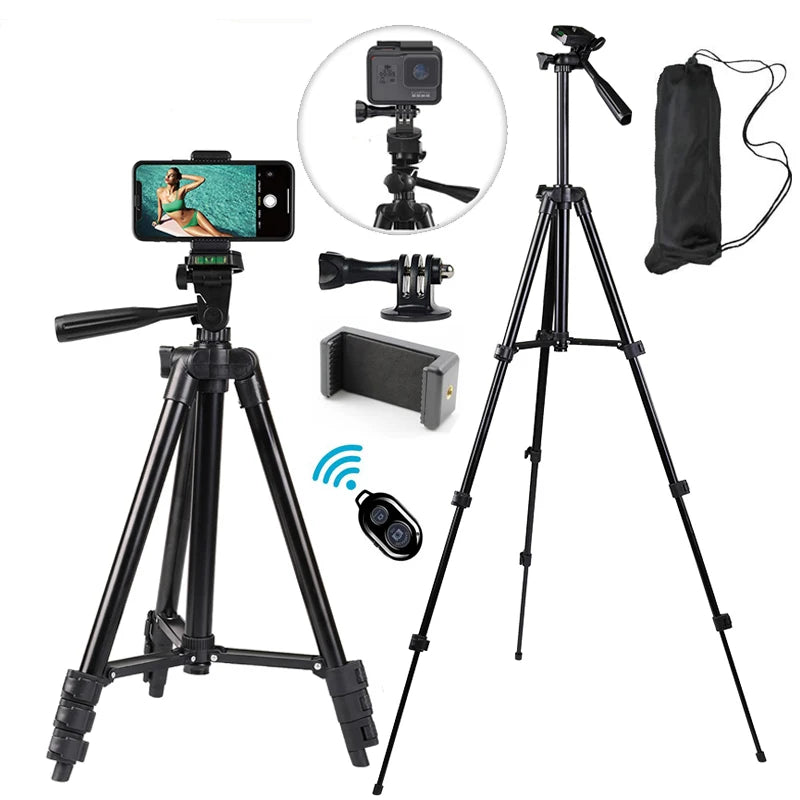 New Tripod 3120 Professional Portable Travel Aluminium Camera Tripod Accessories Stand With Pan Head For Canon Dslr Camera