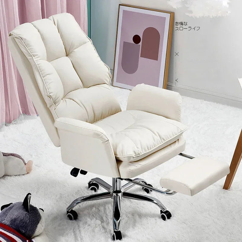 Chair Gaming Writing Rocking Chaise Design Ergonomic Rotating Computer Meeting Gamer Backrest Nordic Anime Living Room Chairs Pc