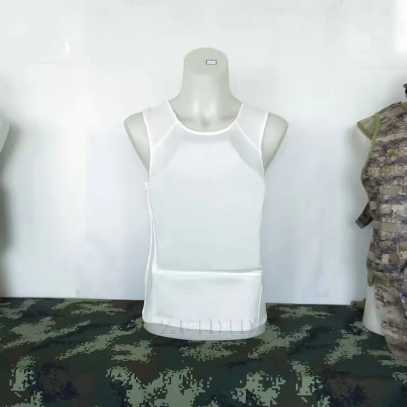 Ballistic Vest NIJIIIA 3A Concealable Armor Undershirt Sleeveless Bulletproof  T-Shirt