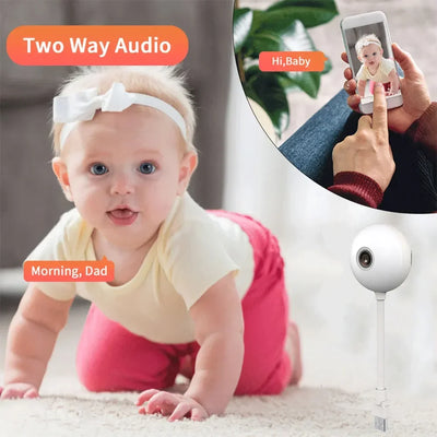 2K Tuya 4MP Mini WiFi Camera Indoor Security Camera 2 WAYS Talk for Baby Monitor Wireless IP Surveillance AI Auto Tracking Cam