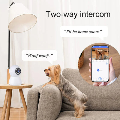 Security Camera Motion Detection WiFi Camera Baby Monitor Camera Surveillance Camera for Home Security Dog/Cat/Pet/Nanny/Baby