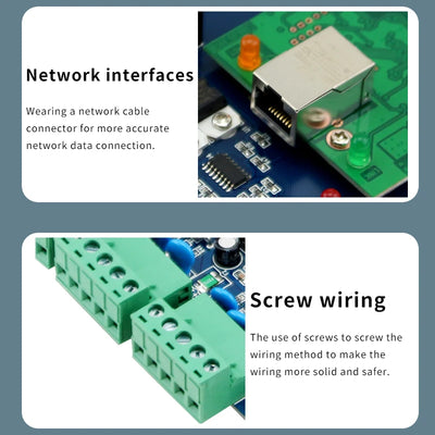 Four-door Unidirectional RFID Access Controller TCP/IP Network Wiegand Access Control System Security Protection Control Panel