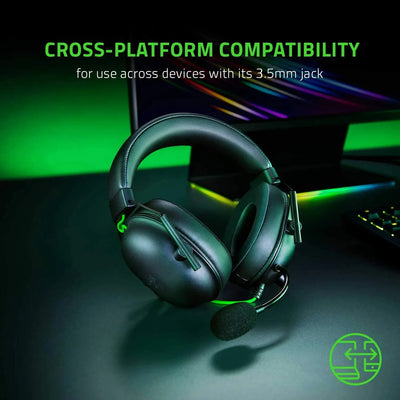 Razer-BlackShark V2 X Wired Gaming Headphone, Headset, 7.1 Surround Sound, Jogo para PS4,PS5, Nintendo Switch, Xbox