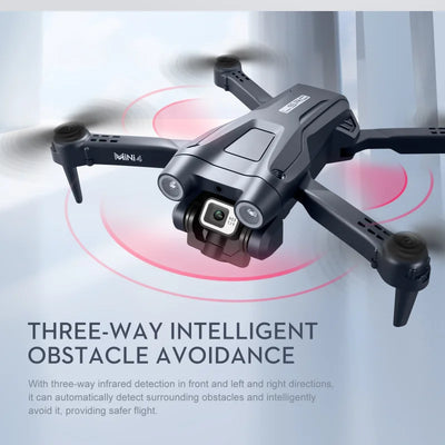 Mini 4 Pro RC Drone Professional 4K HD Camera Optical Flow Localization Three Sided Obstacle Avoidance Quadcopter Toys for Boys