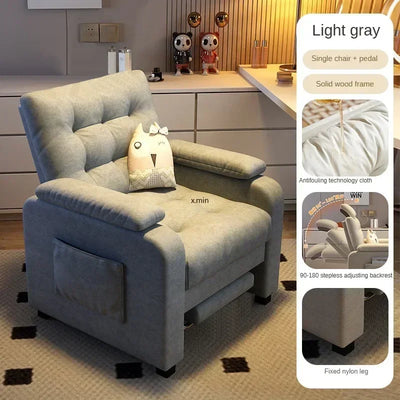 Lazy Computer Chair Home Office Back Sitting Comfortable Sofa Chair Furniture muebles Bedroom Internet Café Gaming Chair