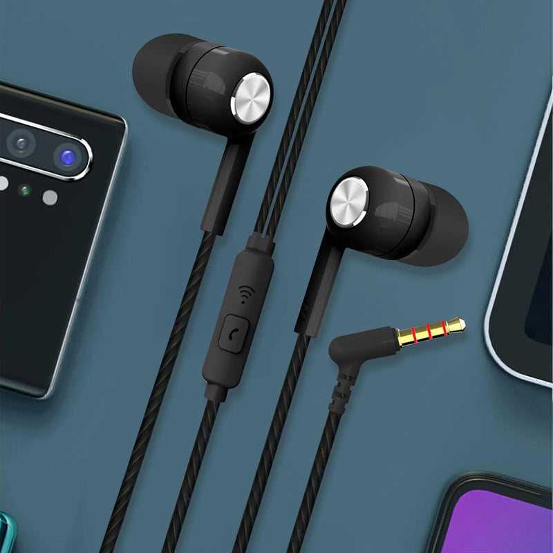 3.5mm Wired Earphone With Mic In-Ear Headset For Xiaomi Mobile Phone Pc Gaming Ultra Bass Super Sound Earbud Music Earphones