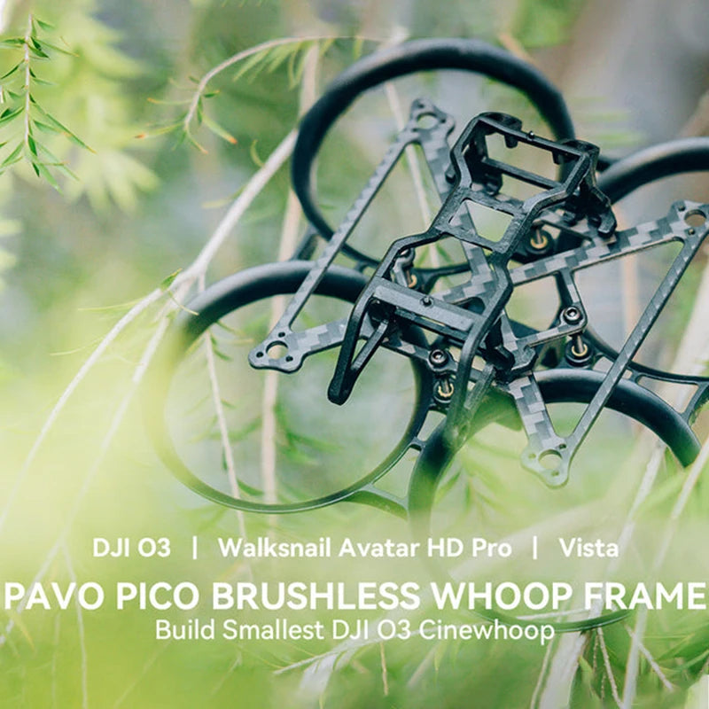 BETAFPV Pavo Pico Brushless Whoop Frame FPV Drone Frame Quadcopter For O3 Air Unit Avatar HD Pro Vista RC FPV Drone PavoPico