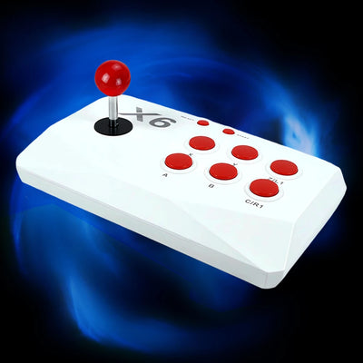 M8-X6 Arcade Video Wireless Game Console with Arcade Joystick 4K Built-in 20000+ Games for PS1/FC/GBA/MAME