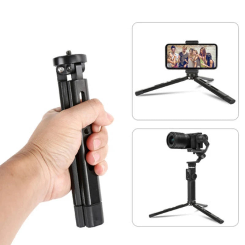 Mini Aluminium Tripod Portable Desktop Tabletop Tripod for Gimbal for DSLR Gopro Micro Single Camera Phone Camera Stand