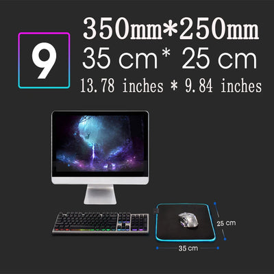 Large Game RGB Mouse Pad Chinese Dragon Gaming Accessories HD Print Computer Keyboard LED Mousepad XXL PC Gamer Laptop Desk Mat