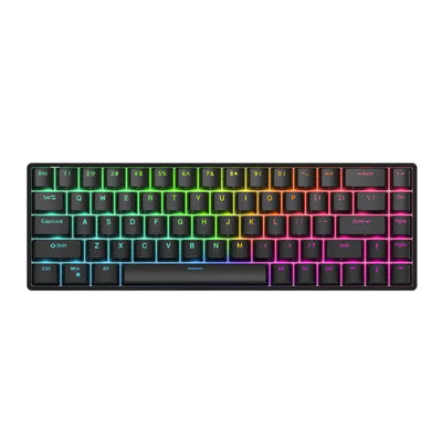 New Raven68 Hot Swappable Wired Magnetic Axis Mechanical Keyboard 8K Return Rate Custom Key Range Electronic Sports Gaming