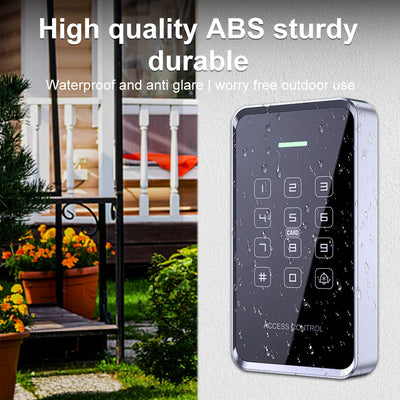 NFC Access Control Keypad Backlight Touch Dual Frequency 125KHz + 13.56MHz RFID Card Door Lock Opener WG Output IP68 Watreproof