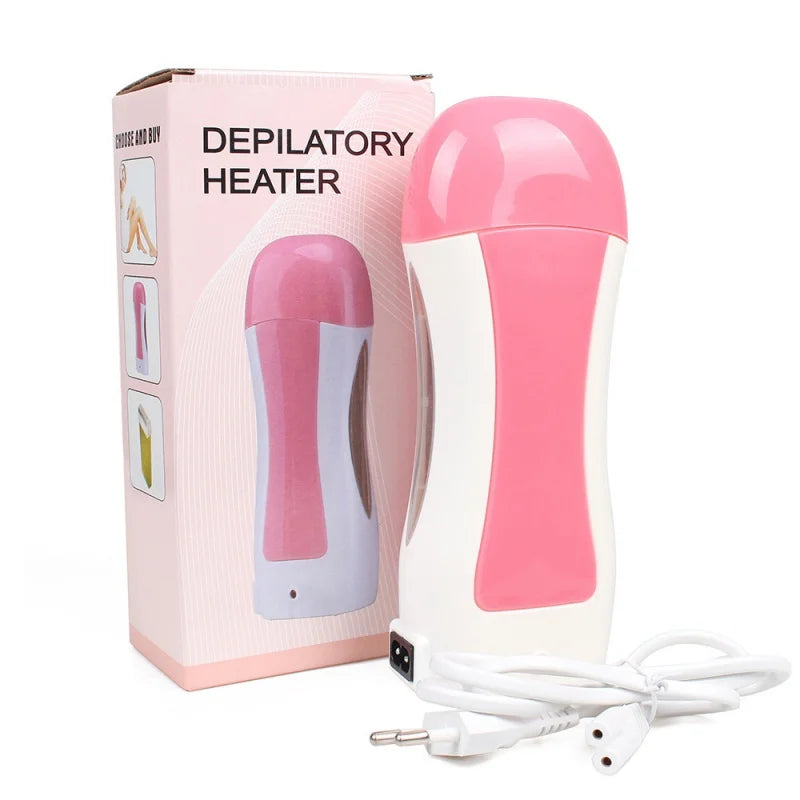 Wax Heater Nail Beauty Pink Small Waist Depilator Single Wax Dissolving Machine with Transparent Slot